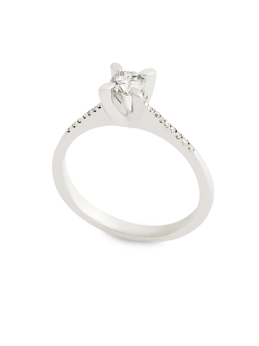 0.39 Karat Marga Pırlanta Yuvarlak Yüzük