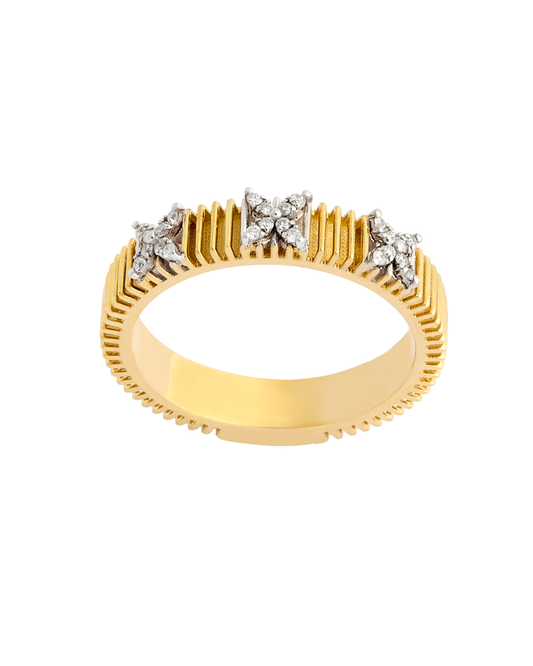 0.08 Karat Lotus Pırlanta Yüzük