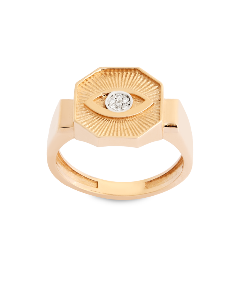 0.03 Karat Horus Eye Pırlanta Yüzük