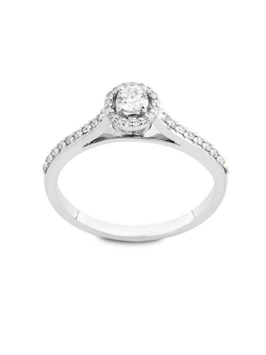 0.37 Karat Ross Pırlanta Oval Yüzük