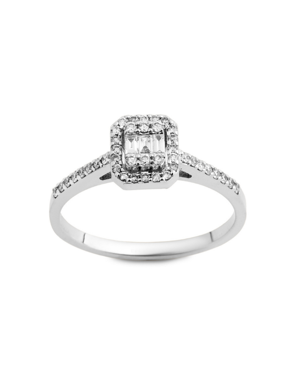 0.37 Karat Baguet Pırlanta Baget Yüzük