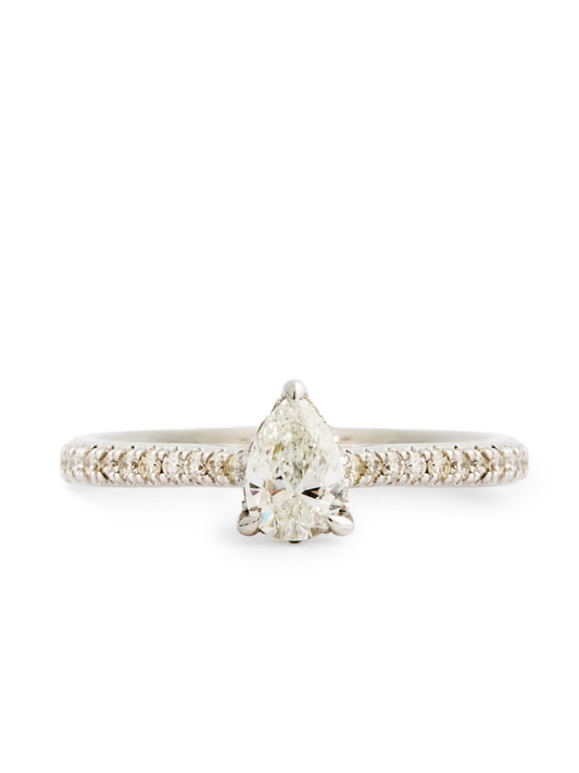 0.51 Karat Tatev Pırlanta Damla Yüzük