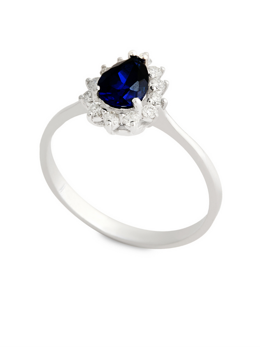 1.06 Karat Bride Pear Pırlanta Yüzük