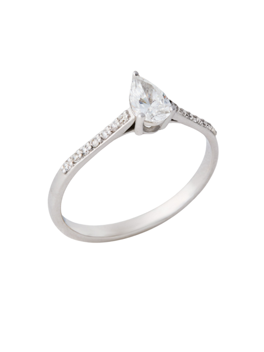 0.40 Karat Lumiera Pırlanta Damla Yüzük