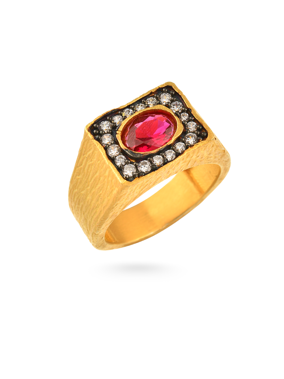 8.02 Gr. Rubier Altın Yüzük