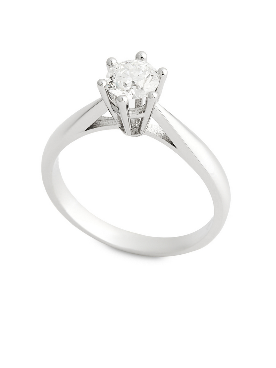 GIA 0.60 Karat Clora Pırlanta Yuvarlak Yüzük