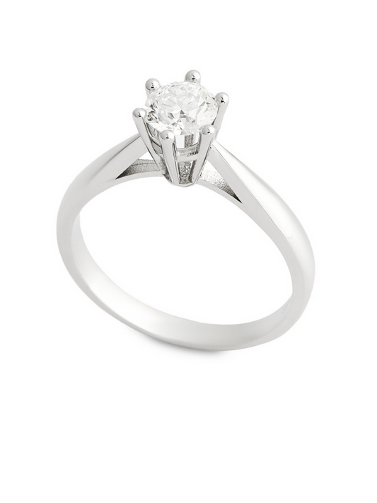 GIA 0.60 Karat Clora Pırlanta Yuvarlak Yüzük