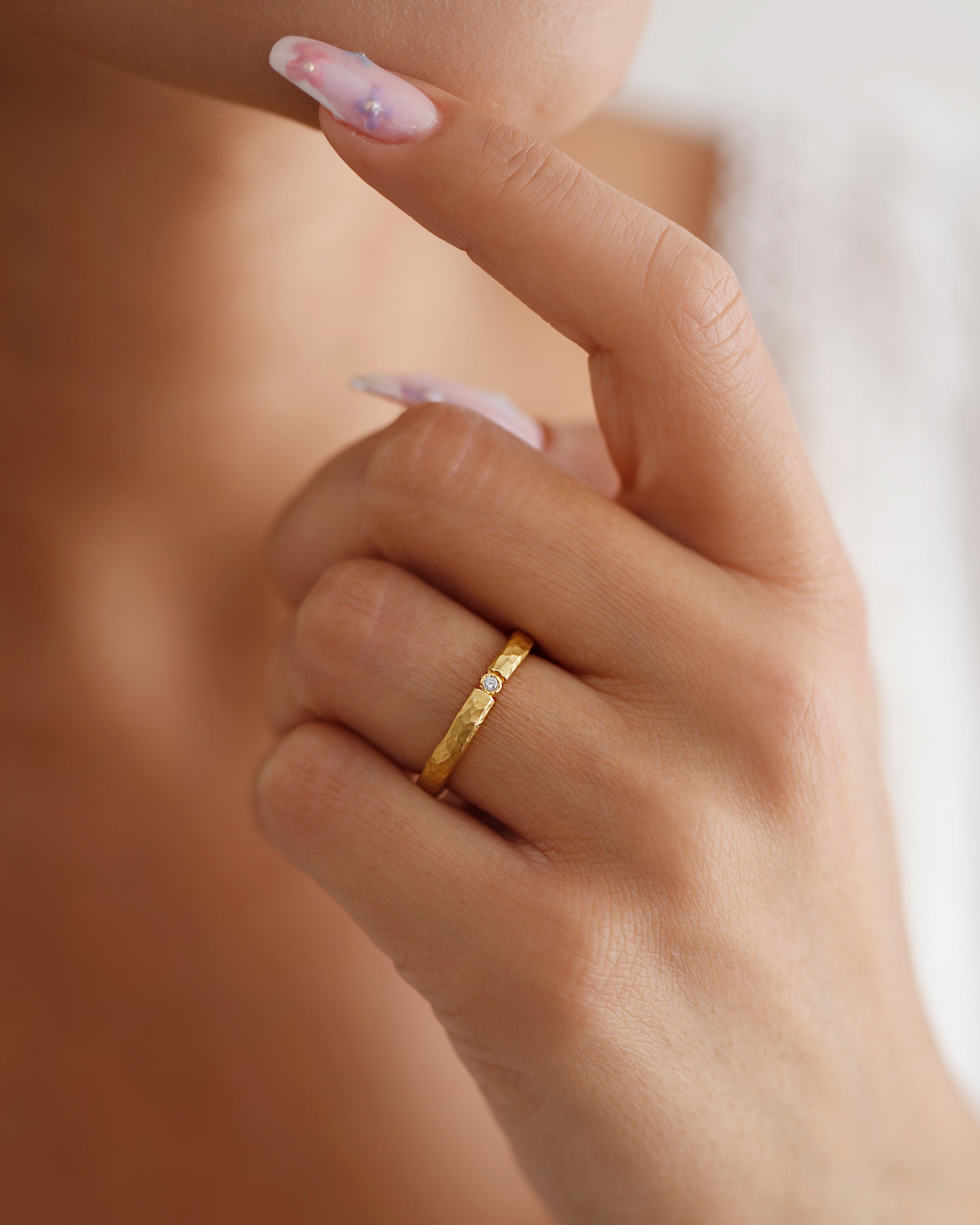 0.06 Karat Orbit Pırlanta Yüzük