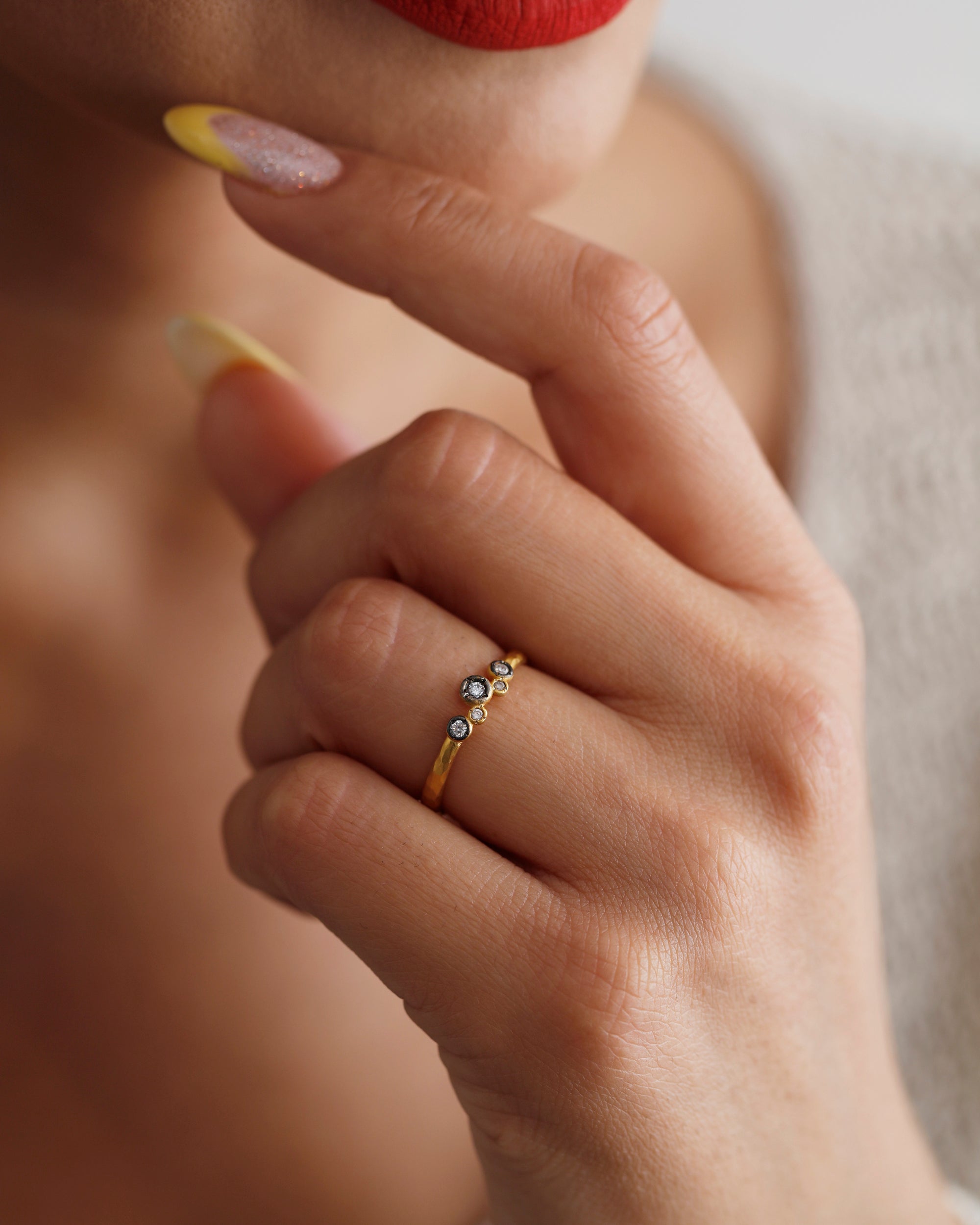 1.76 Gr. Duskbane Minimal Altın Yüzük