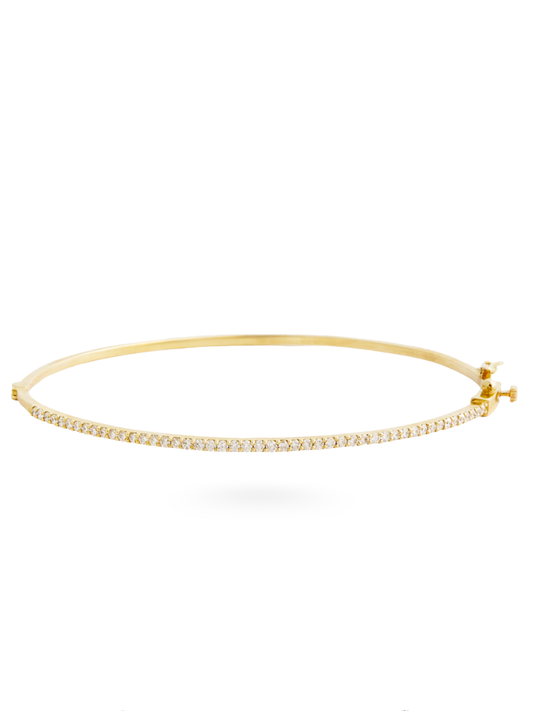 0.50 Karat Dia Path Pırlanta Kelepçe